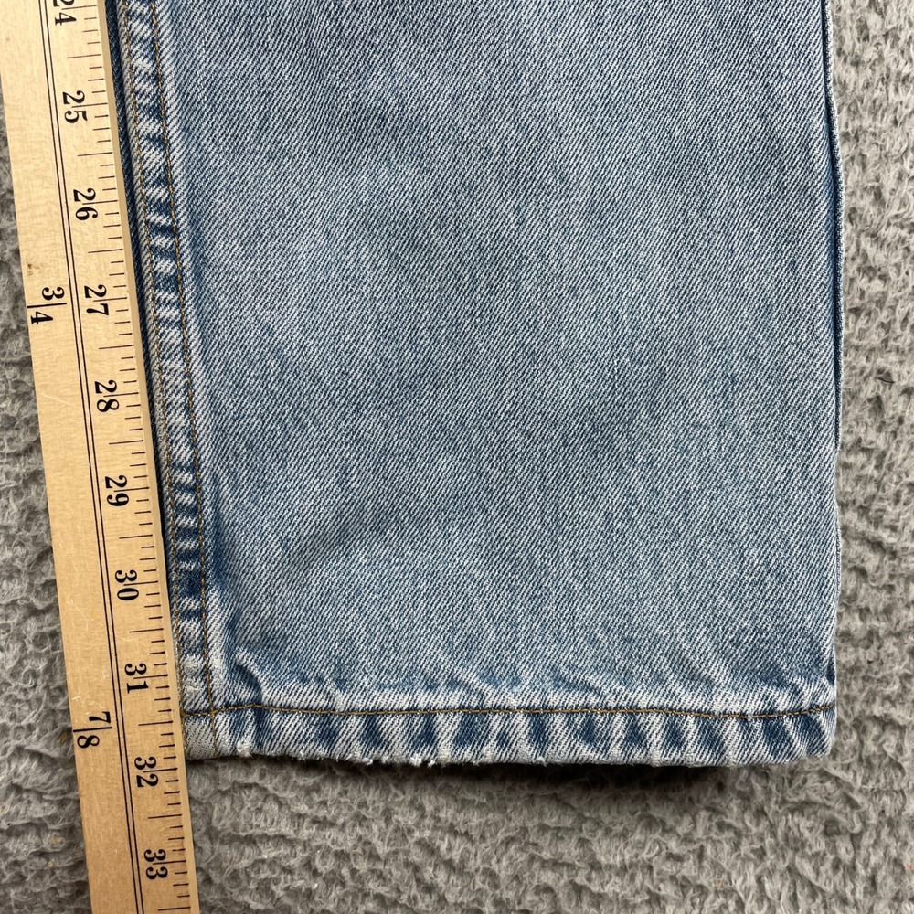 Levi's 90s Jeans Mens 34x32 Blue 505 Regular Fit Straight Leg Denim 100% Cotton - Picture 7 of 10